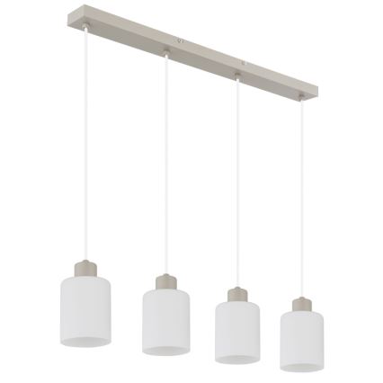 Globo - Pendelleuchte mit Kabelaufhängung 4xE27/40W/230V