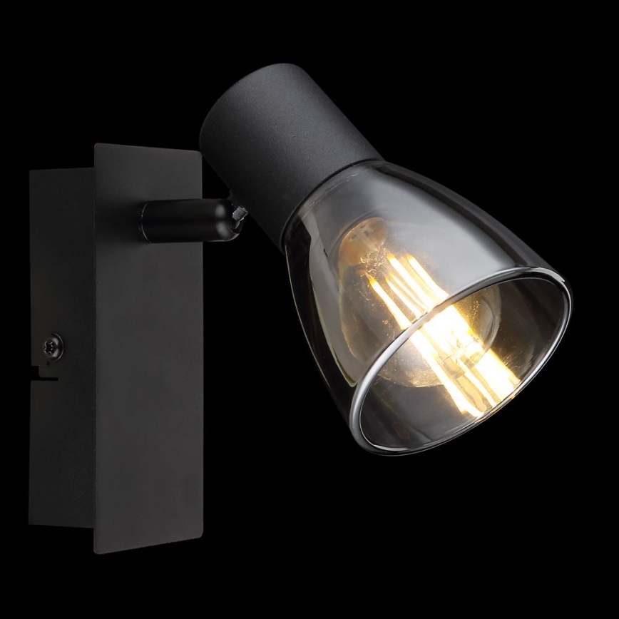 Globo - Wandleuchte mit 1xE14/40W/230V, schwarz