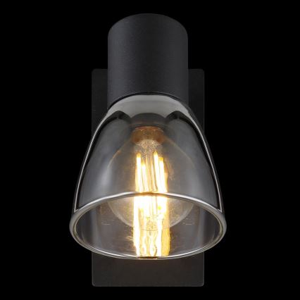 Globo - Wandleuchte mit 1xE14/40W/230V, schwarz