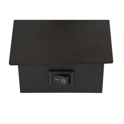 Globo - Wandleuchte mit 1xE14/40W/230V, schwarz