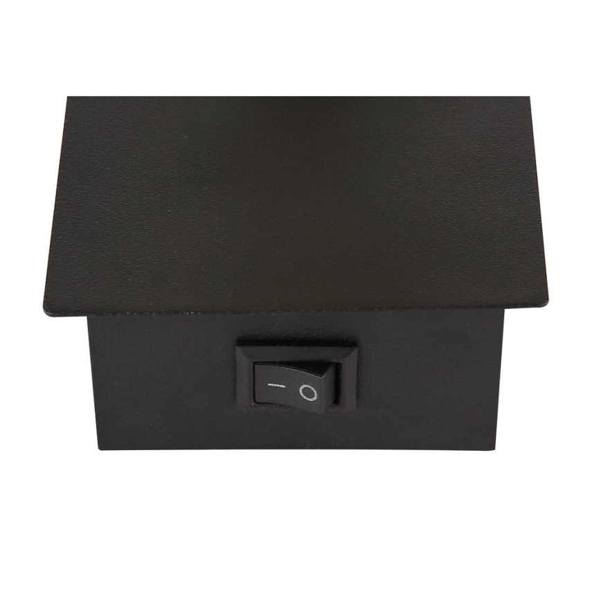 Globo - Wandleuchte mit 1xE14/40W/230V, schwarz