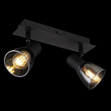 Globo - Wandleuchte mit 2xE14/40W/230V, schwarz