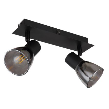 Globo - Wandleuchte mit 2xE14/40W/230V, schwarz