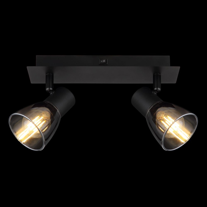 Globo - Wandleuchte mit 2xE14/40W/230V, schwarz