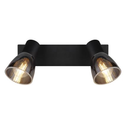 Globo - Wandleuchte mit 2xE14/40W/230V, schwarz