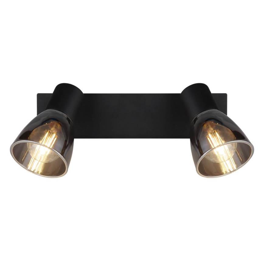 Globo - Wandleuchte mit 2xE14/40W/230V, schwarz