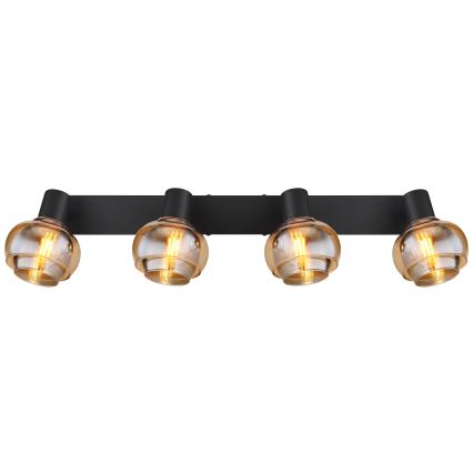 Globo - Deckenspot 4xE14/40W/230V schwarz