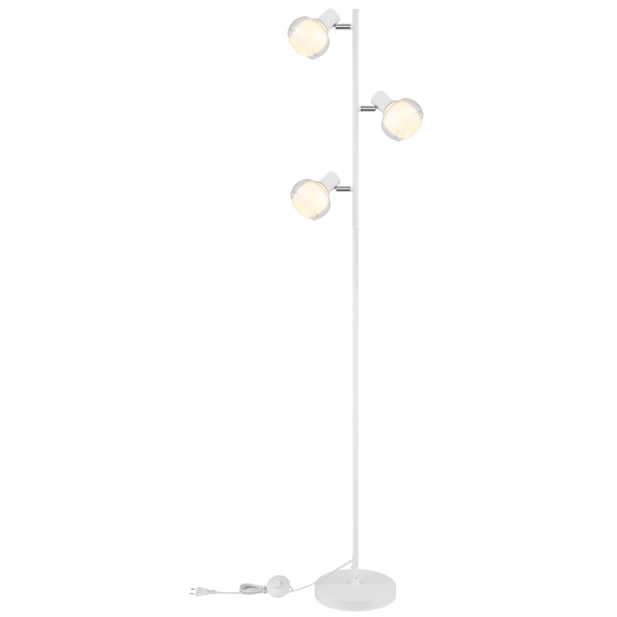 Globo - Stehleuchte 3x E14/40W/230V, weiß