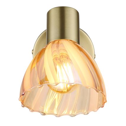 Globo - Wandstrahler 1xE14/40W/230V golden