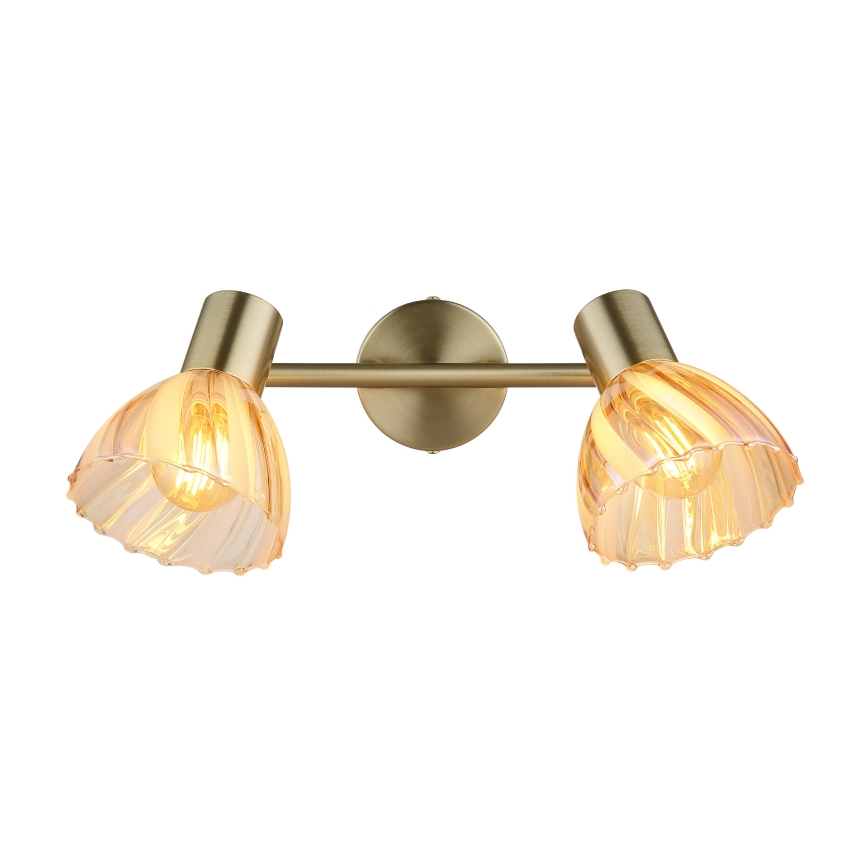 Globo - Strahler 2xE14/40W/230V golden