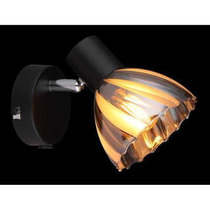 Globo - Wandstrahler 1xE14/40W/230V schwarz