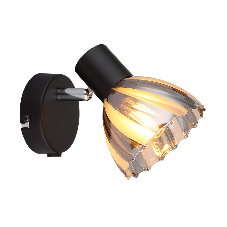 Globo - Wandstrahler 1xE14/40W/230V schwarz