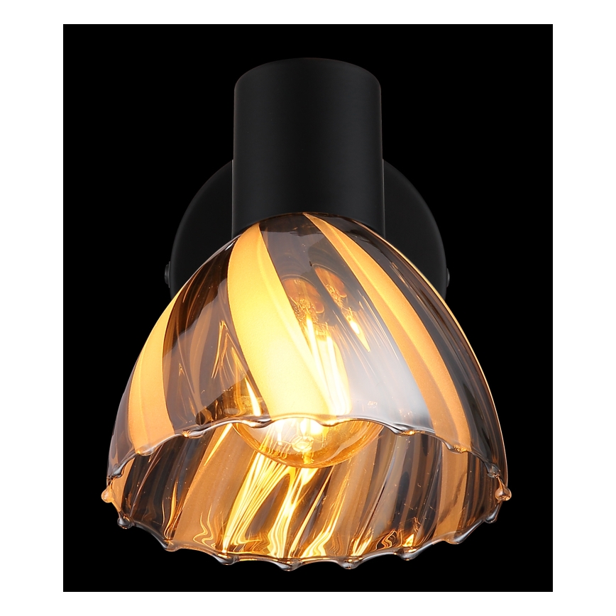 Globo - Wandstrahler 1xE14/40W/230V schwarz