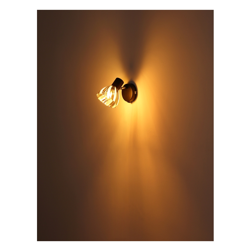 Globo - Wandstrahler 1xE14/40W/230V schwarz