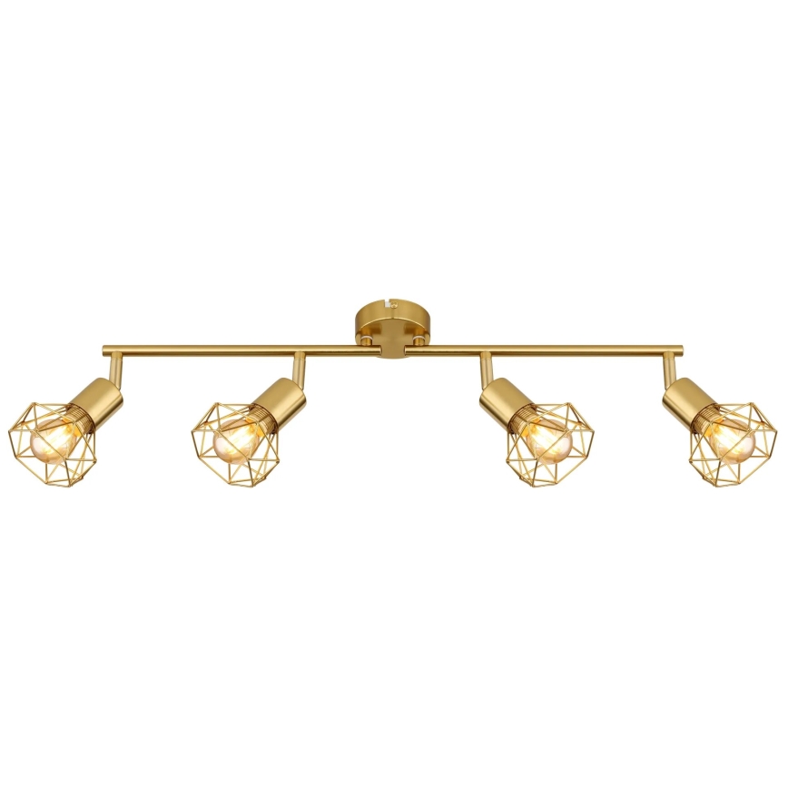 Globo - Strahler 4xE14/40W/230V golden
