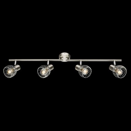 Globo - Deckenstrahler 4xE14/40W/230V mattchrom