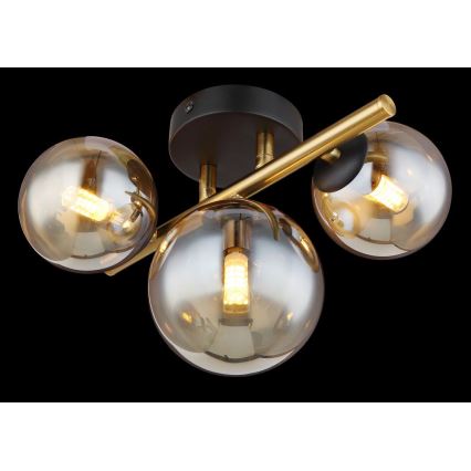 Globo - LED-Aufbauleuchte RIHA 3xG9/3,5W/230V Messing
