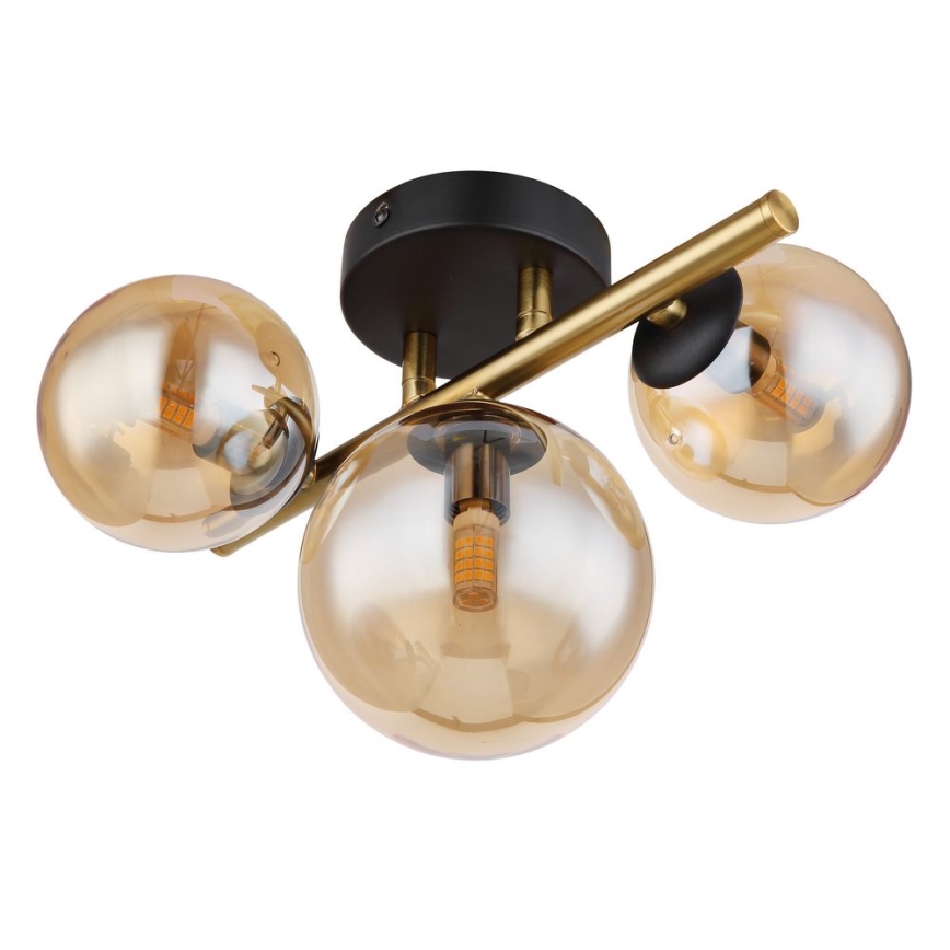 Globo - LED-Aufbauleuchte RIHA 3xG9/3,5W/230V Messing