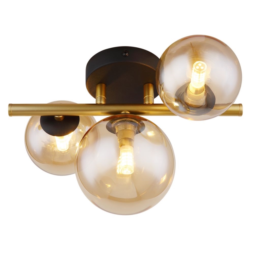 Globo - LED-Aufbauleuchte RIHA 3xG9/3,5W/230V Messing