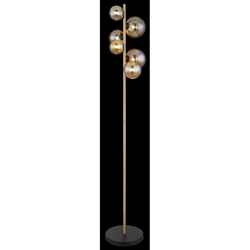 Globo - LED-Stehlampe 6xG9/3W/230V Messing