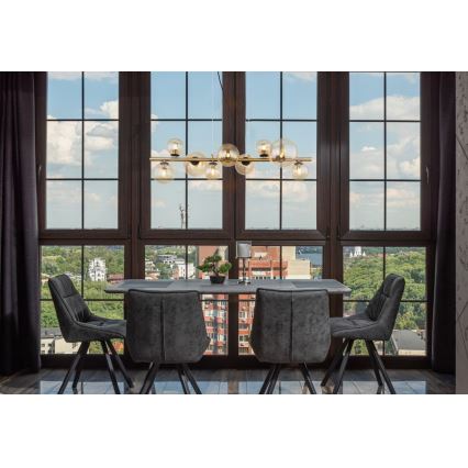 Globo - LED Hängeleuchte an Kabel 9xG9/3W/230V Messing