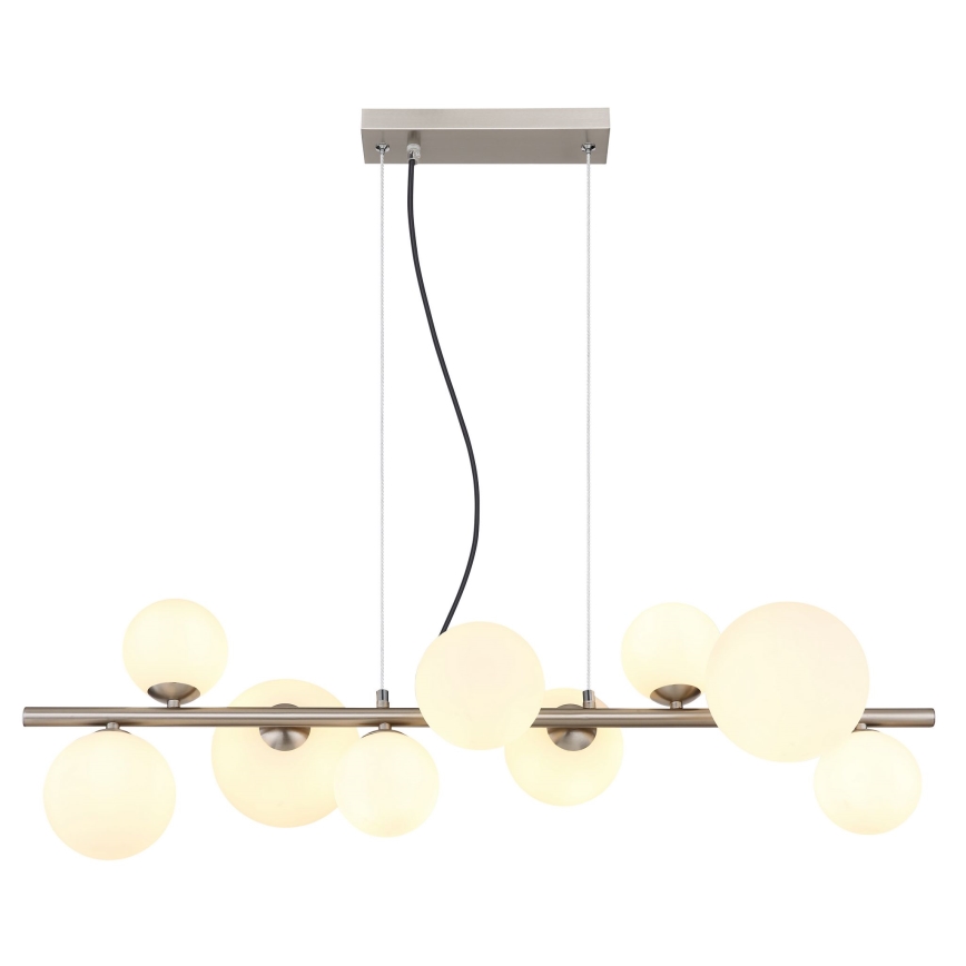 Globo - LED-Hängeleuchte 9xG9/3W/230V matt Chrom
