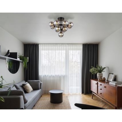 Globo - Anbauleuchte 13xG9/5W/230V d 56 cm schwarz