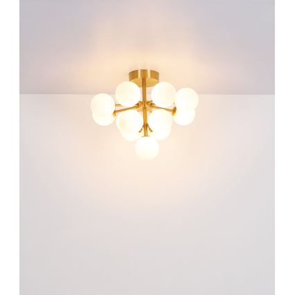 Globo - Anbauleuchte 13xG9/5W/230V d 56 cm schwarz