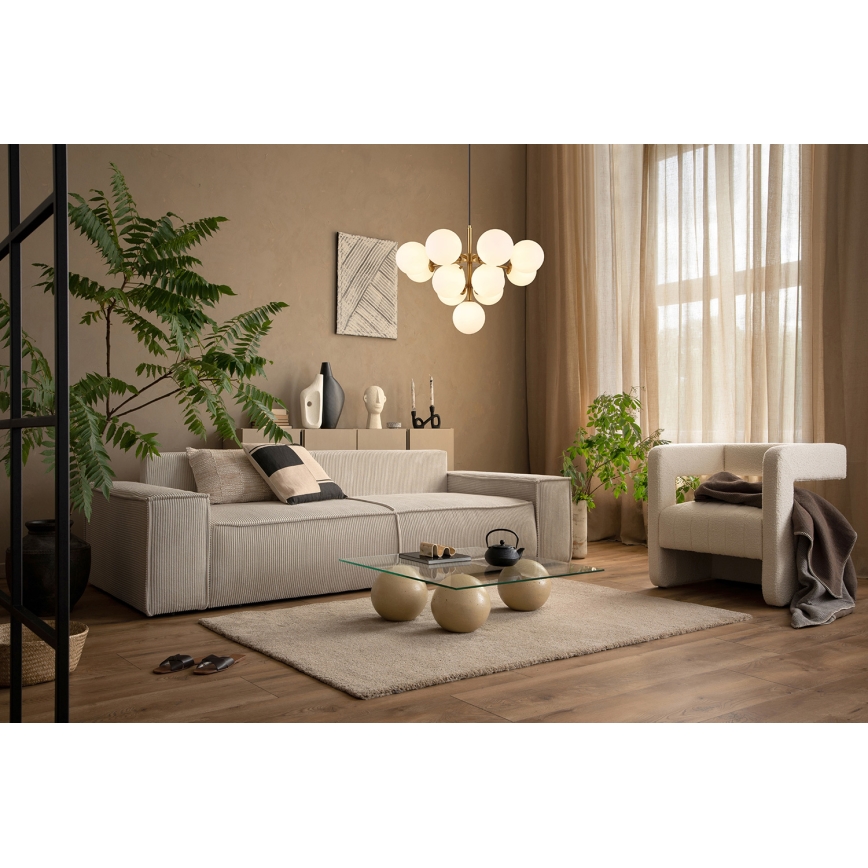 Globo - Hängeleuchte 13xG9/5W/230V d 56 cm golden