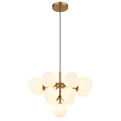 Globo - Hängeleuchte 13xG9/5W/230V d 56 cm golden