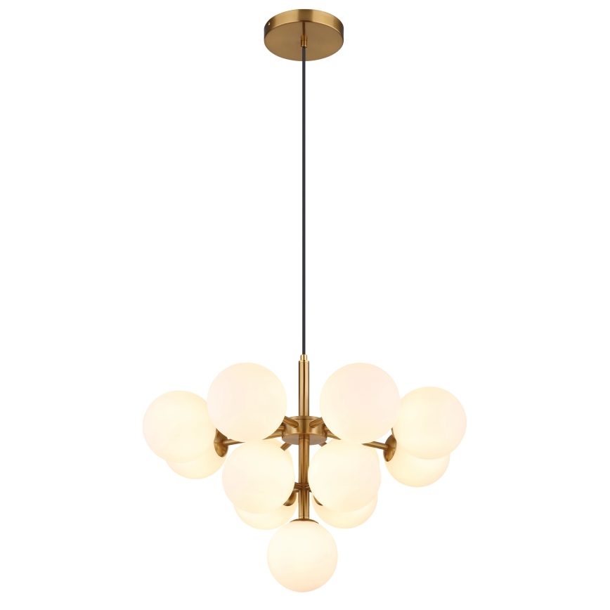 Globo - Hängeleuchte 13xG9/5W/230V d 56 cm golden