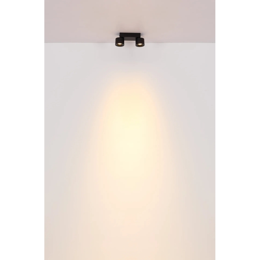 Globo - LED-Strahler 2xLED/6W/230V schwarz