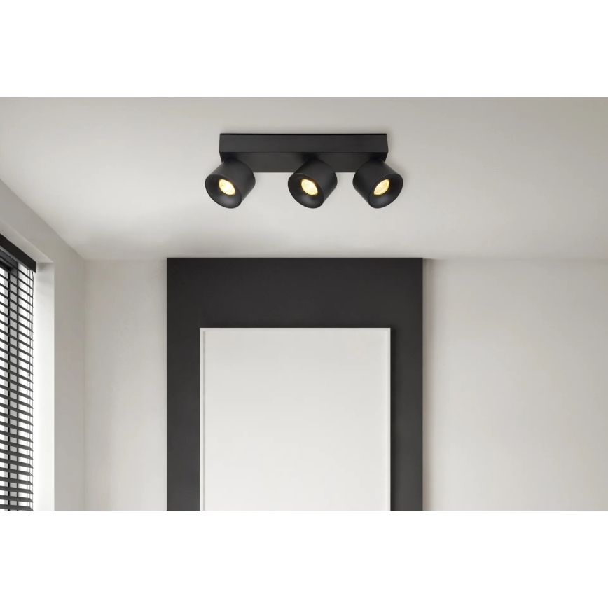 Globo - LED-Strahler 3xLED/6W/230V schwarz