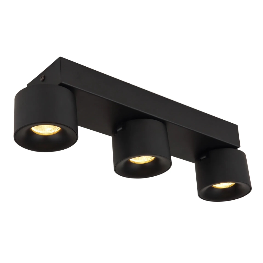 Globo - LED-Strahler 3xLED/6W/230V schwarz