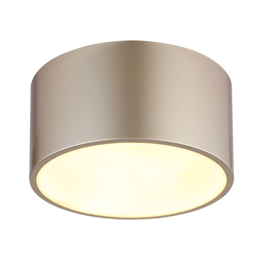 Globo - LED-Deckenleuchte, 12W/230V, Ø 15 cm, 3000K, Messing