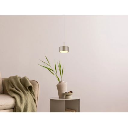 Globo - LED-Pendelleuchte an Kabel LED/12W/230V 3000K Ø 15 cm Messing