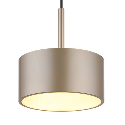 Globo - LED-Pendelleuchte an Kabel LED/12W/230V 3000K Ø 15 cm Messing