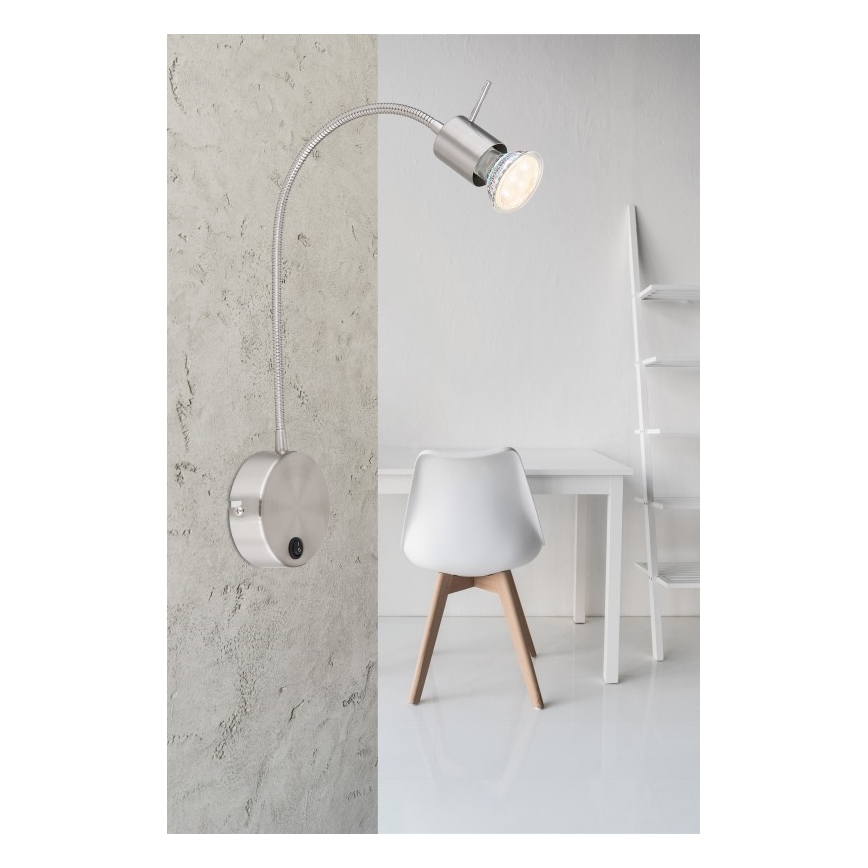 Globo - Flexible Tischlampe 1xGU10/35W/230V