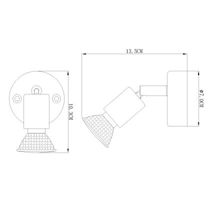 Globo - LED Spotlight 1xGU10/3W/230V