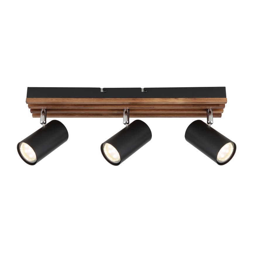 Globo - Strahler 3xGU10/25W/230V schwarz