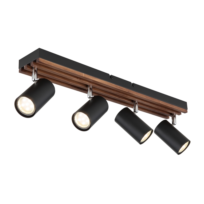 Globo - Strahler 4xGU10/25W/230V schwarz