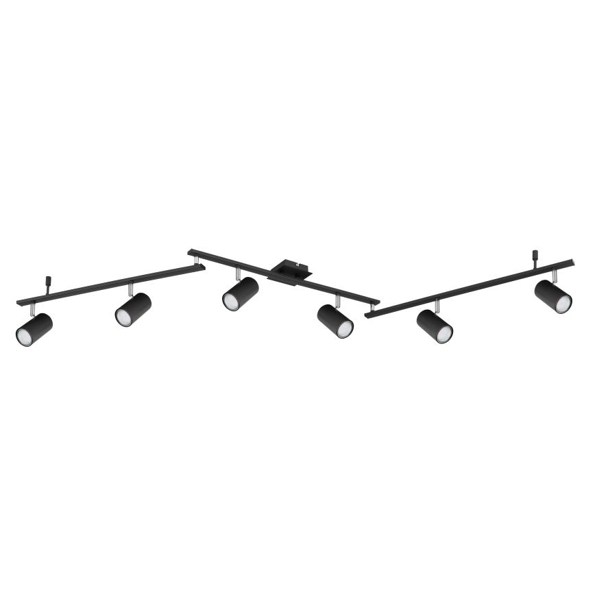 Globo - Strahler 6xGU10/35W/230V schwarz