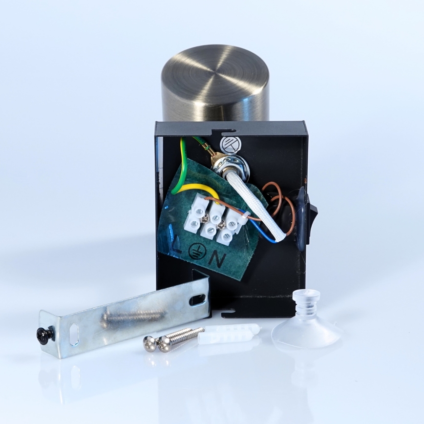 Globo - Wandleuchte Spot 1xGU10/25W/230V Schwarz/Messing