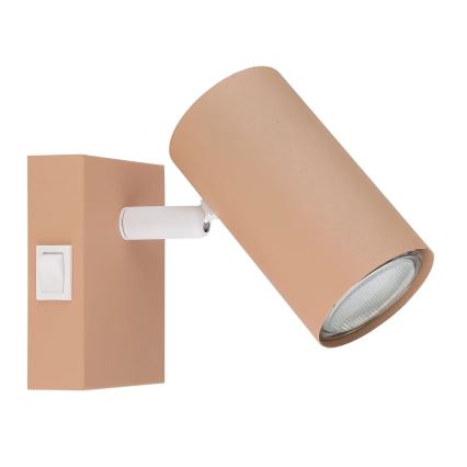 Globo - Wandstrahler 1xGU10/25W/230V orange