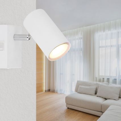 Globo - Wand-Spotleuchte 1xGU10/25W/230V weiß