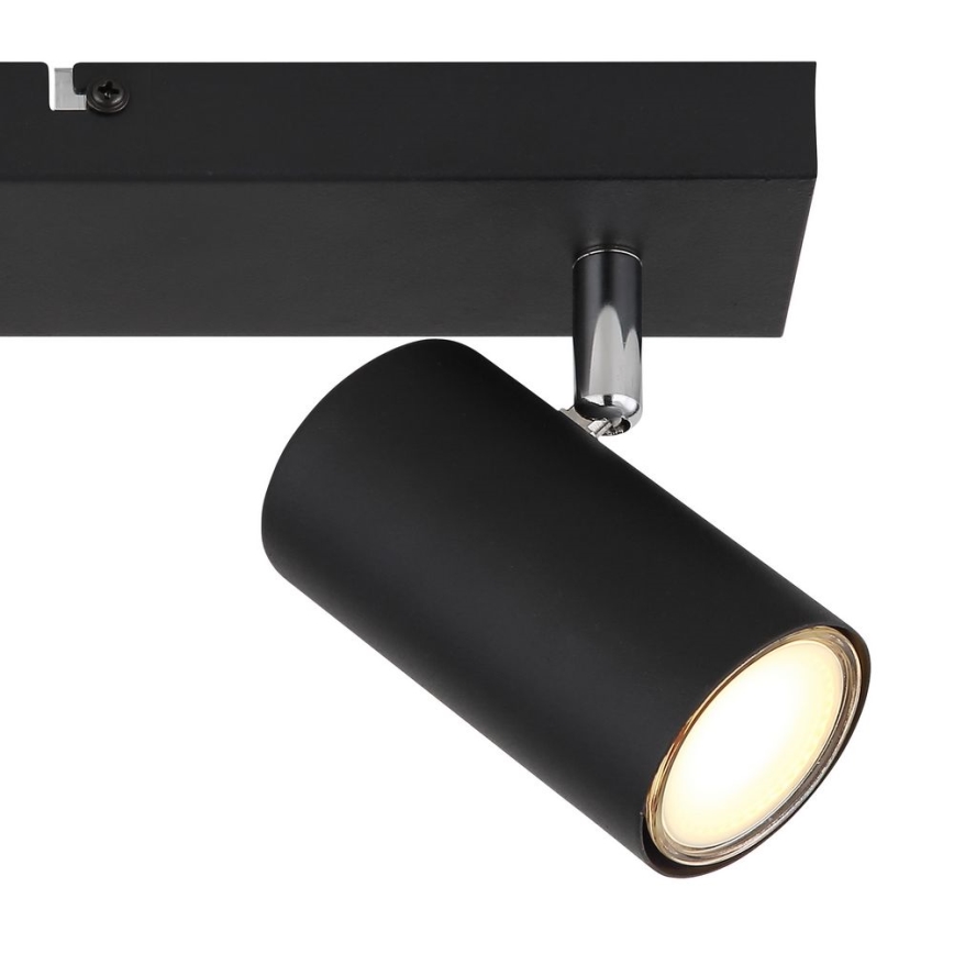 Globo - Einbauleuchte 2xGU10/35W/230V schwarz