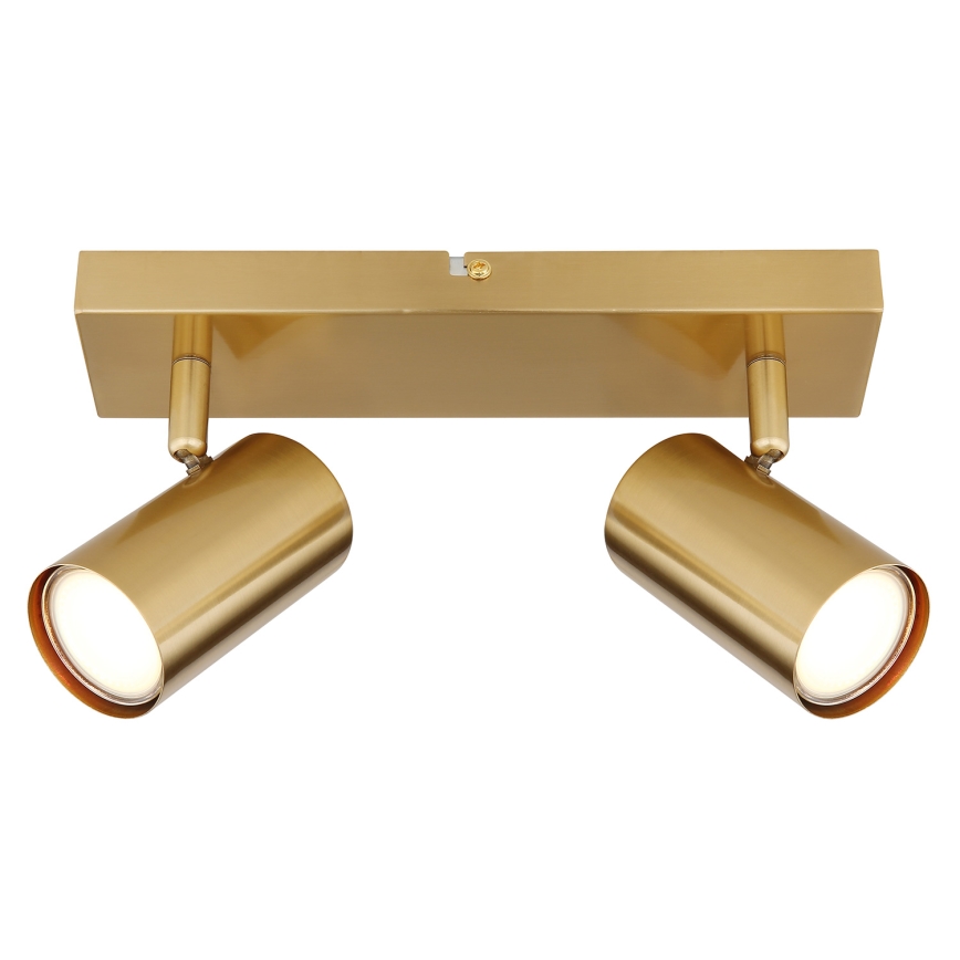 Globo - Strahler 2xGU10/35W/230V golden