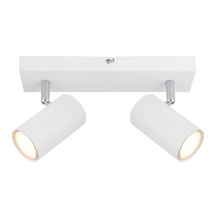 Globo - Einbauleuchte 2xGU10/35W/230V Weiß