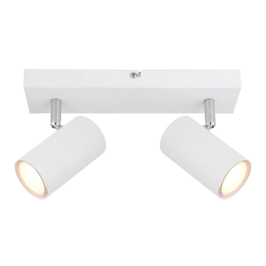 Globo - Einbauleuchte 2xGU10/35W/230V Weiß