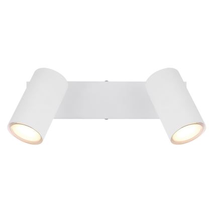 Globo - Einbauleuchte 2xGU10/35W/230V Weiß